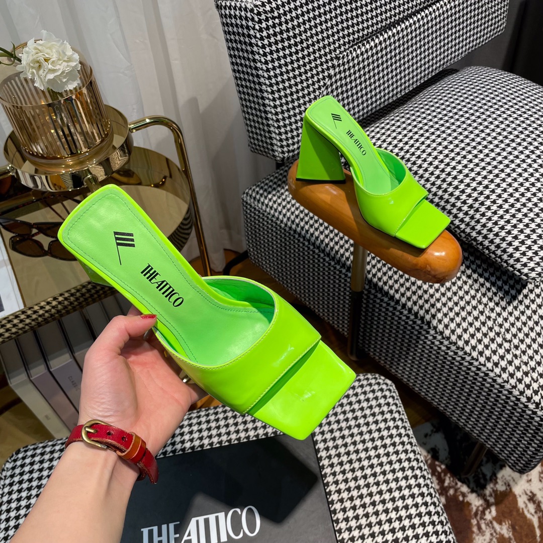Italian Imported High-Heel Sandals with Bold Colors and Unique Designs - 图片 3