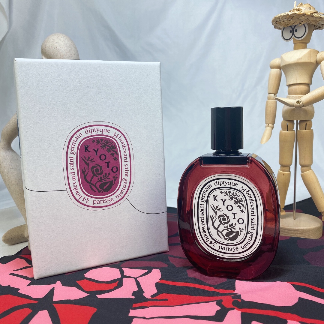 Diptyque Perfume Pink Purple Rose Fabric