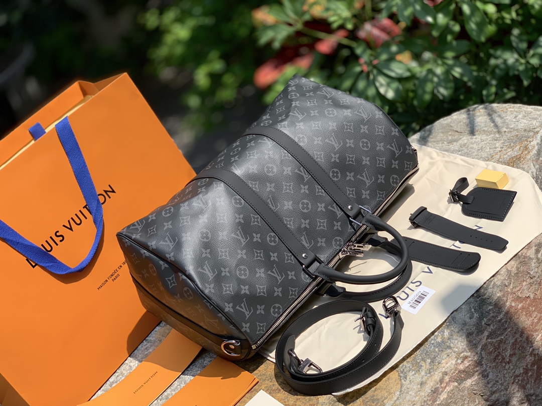 非市场普通货 进口皮料半钢五金 m40569 尺寸45x27x20㎝ 黑花。海外原厂渠道！品质保障，闭眼