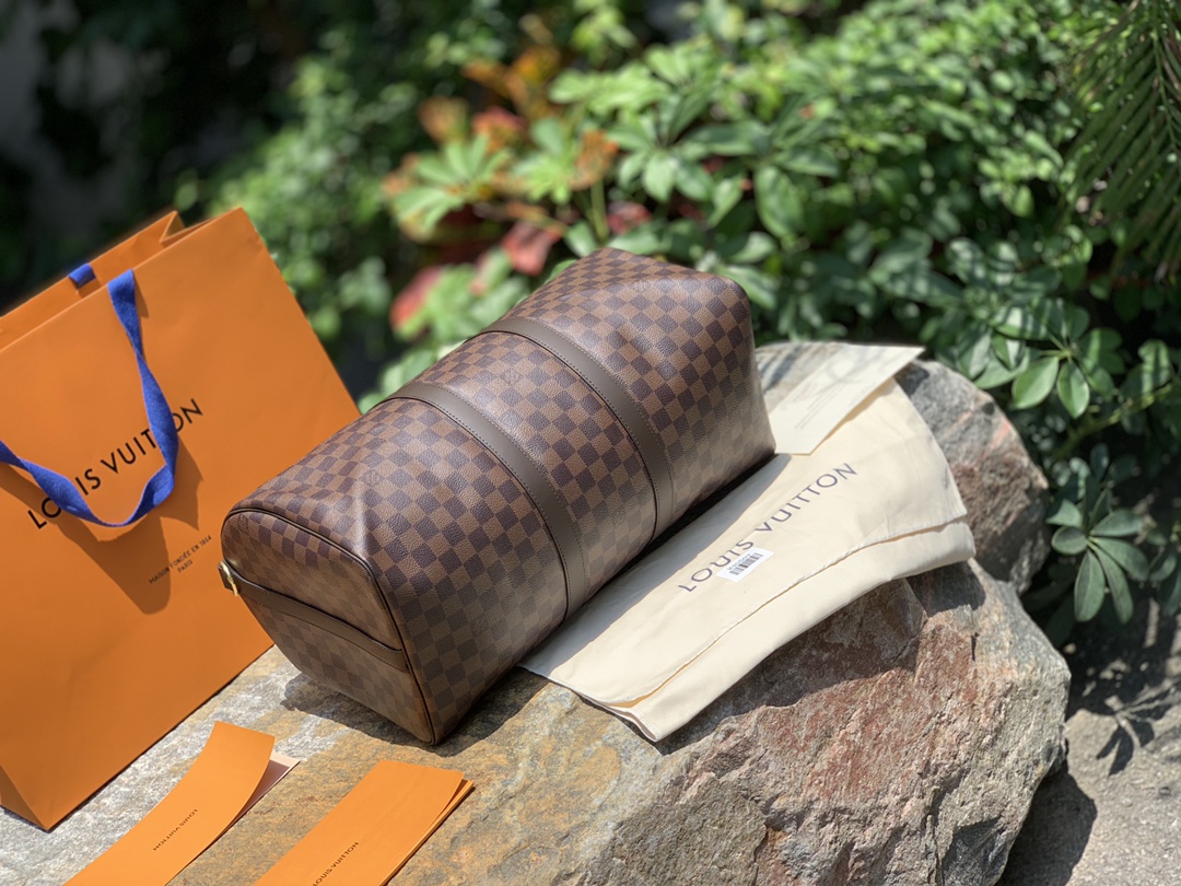 🌼 m41418格纹尺寸45 x 27 x 20 CM 原厂渠道货！棕棋盘格Kee🌼Pall系列，世界那