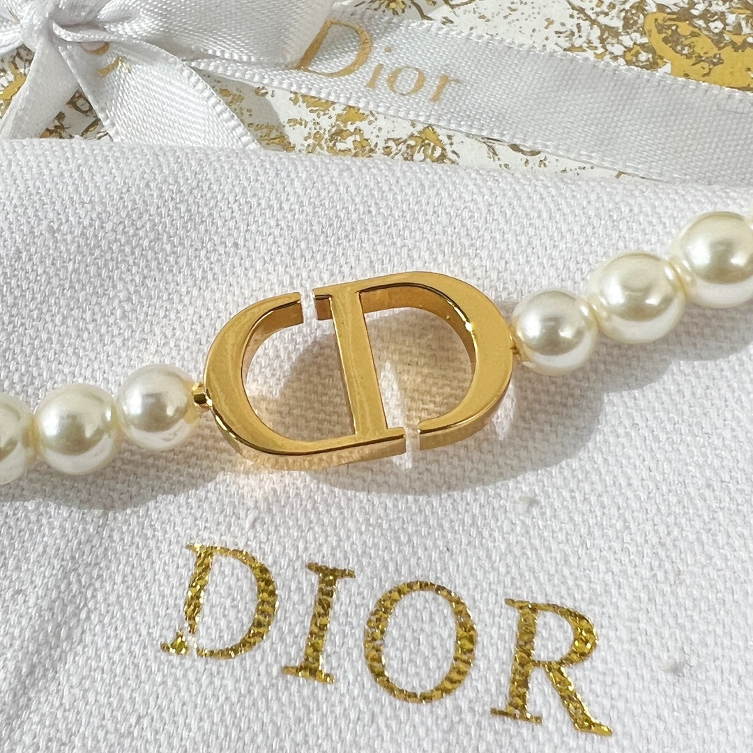 新款☑️DIOR迪奥CD珍珠项链