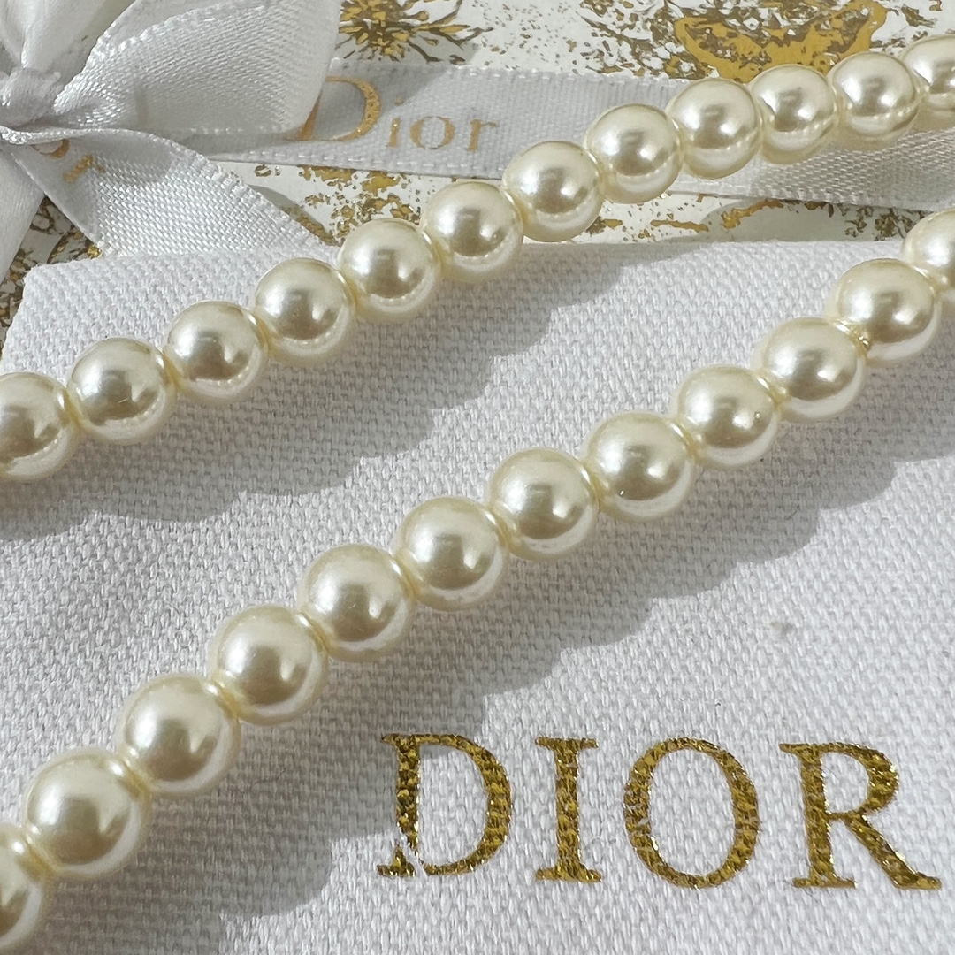新款☑️DIOR迪奥CD珍珠项链