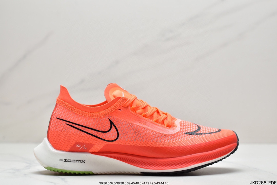 160 耐克Nike Zoomx Streakfly Proto 低帮跑步鞋白黑橙DH9275