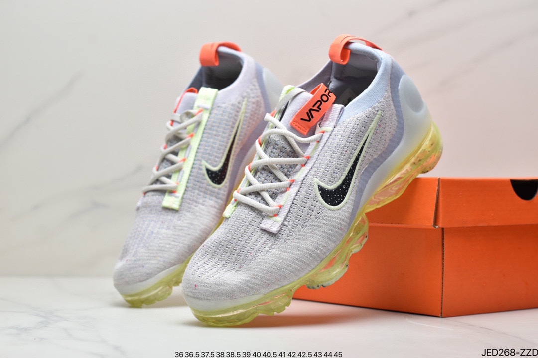150 耐克Nike Air Vapormax 2021 Flyknit FK”Volt Grey Green Mulit-Color”慢跑鞋DC4112-002