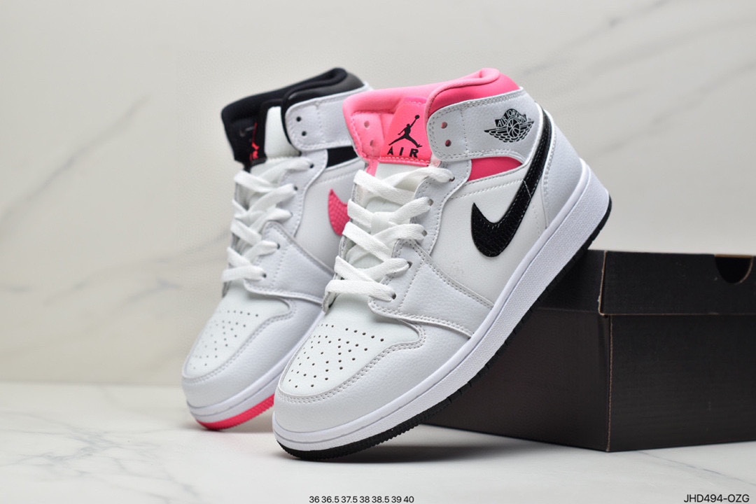 190 Air Jordan 1 Mid 乔一中邦 当前市场最优版本 554724-174