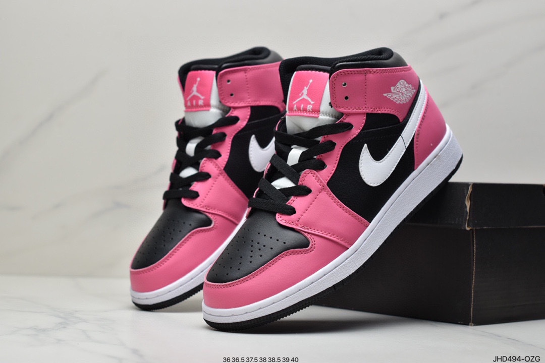 190 Air Jordan 1 Mid 乔一中邦 当前市场最优版本 554724-174