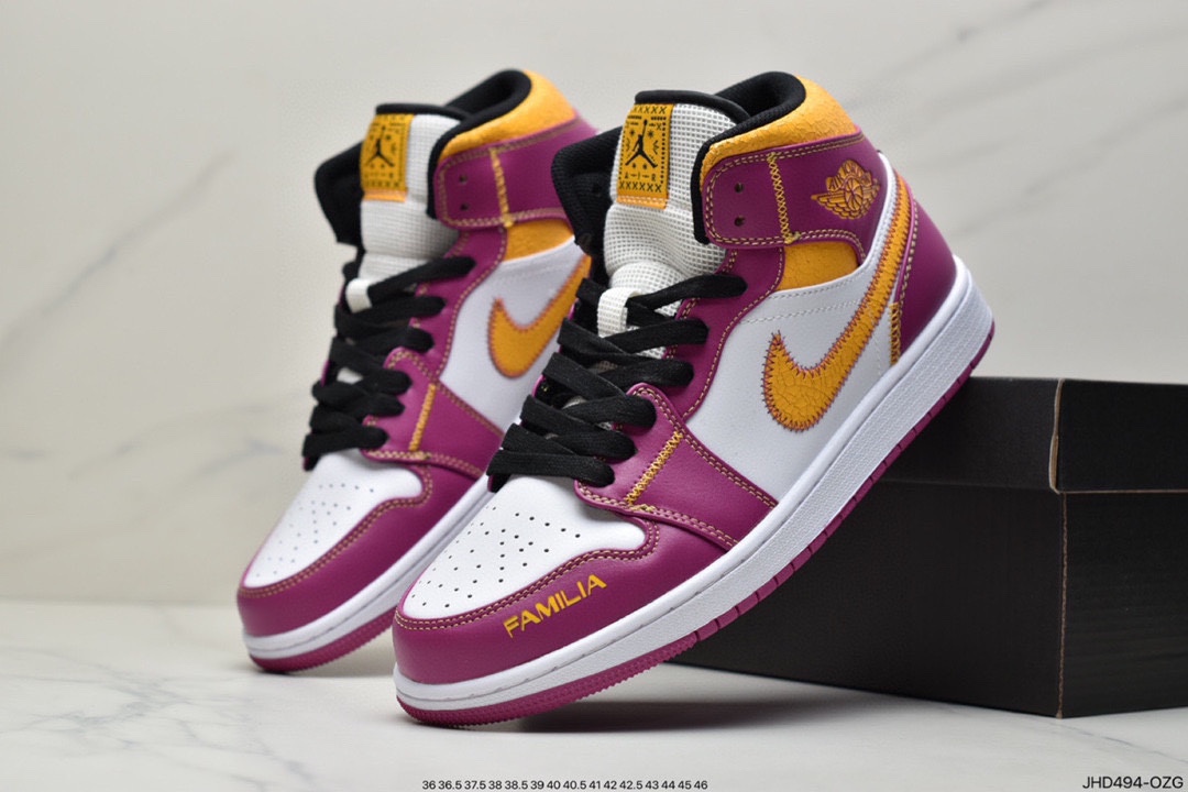 190 Air Jordan 1 Mid 乔一中邦 当前市场最优版本 554724-174