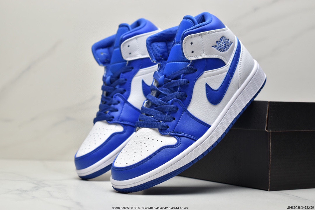 190 Air Jordan 1 Mid 乔一中邦 当前市场最优版本 554724-174