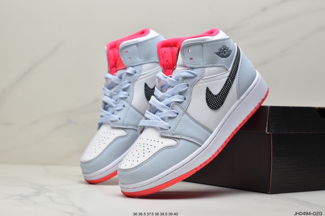 190 Air Jordan 1 Mid 乔一中邦 当前市场最优版本 554724-174