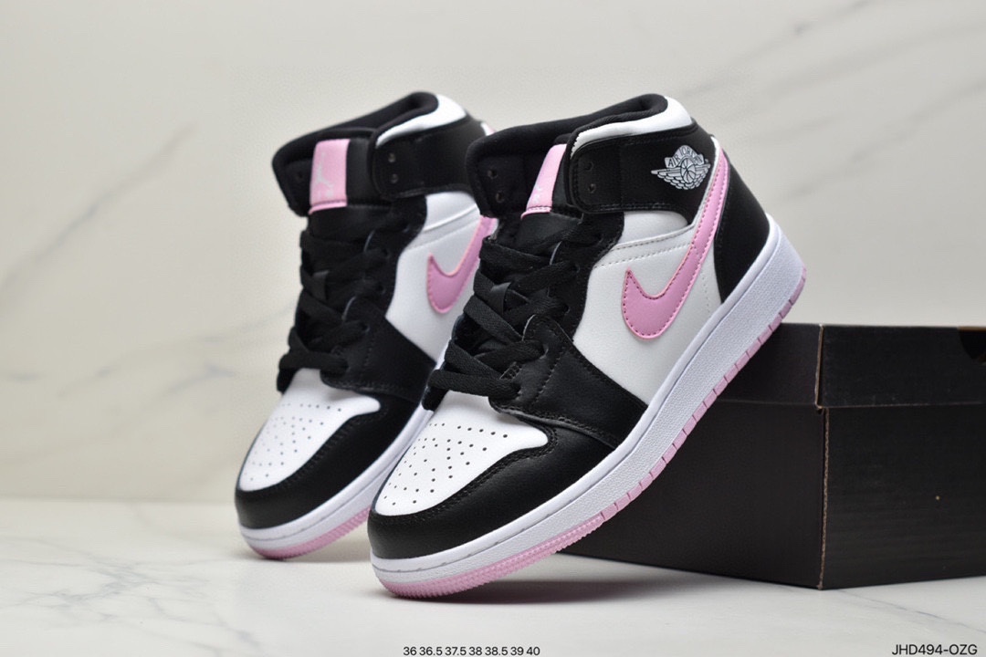 190 Air Jordan 1 Mid 乔一中邦 当前市场最优版本 554724-174