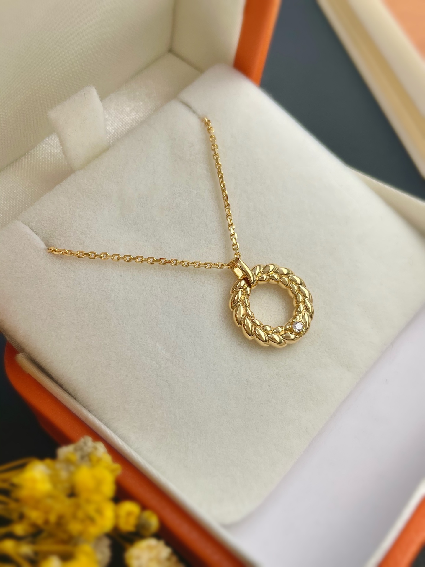 Elegant Wheat Ear Diamond Necklace - S925 Silver Pendant for Women 3 i1653493553 20 7