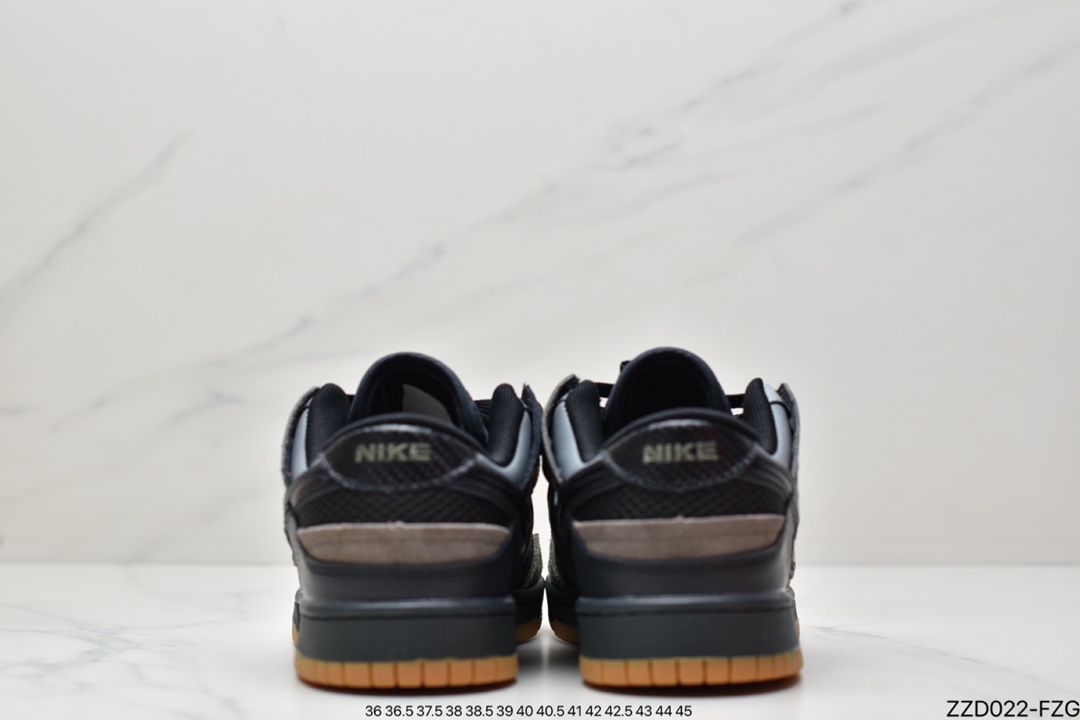 250  耐克Nike SB Dunk SCRAP系列休闲气垫板鞋 Dunk 彩色拼接缝合怪炫彩DB0500