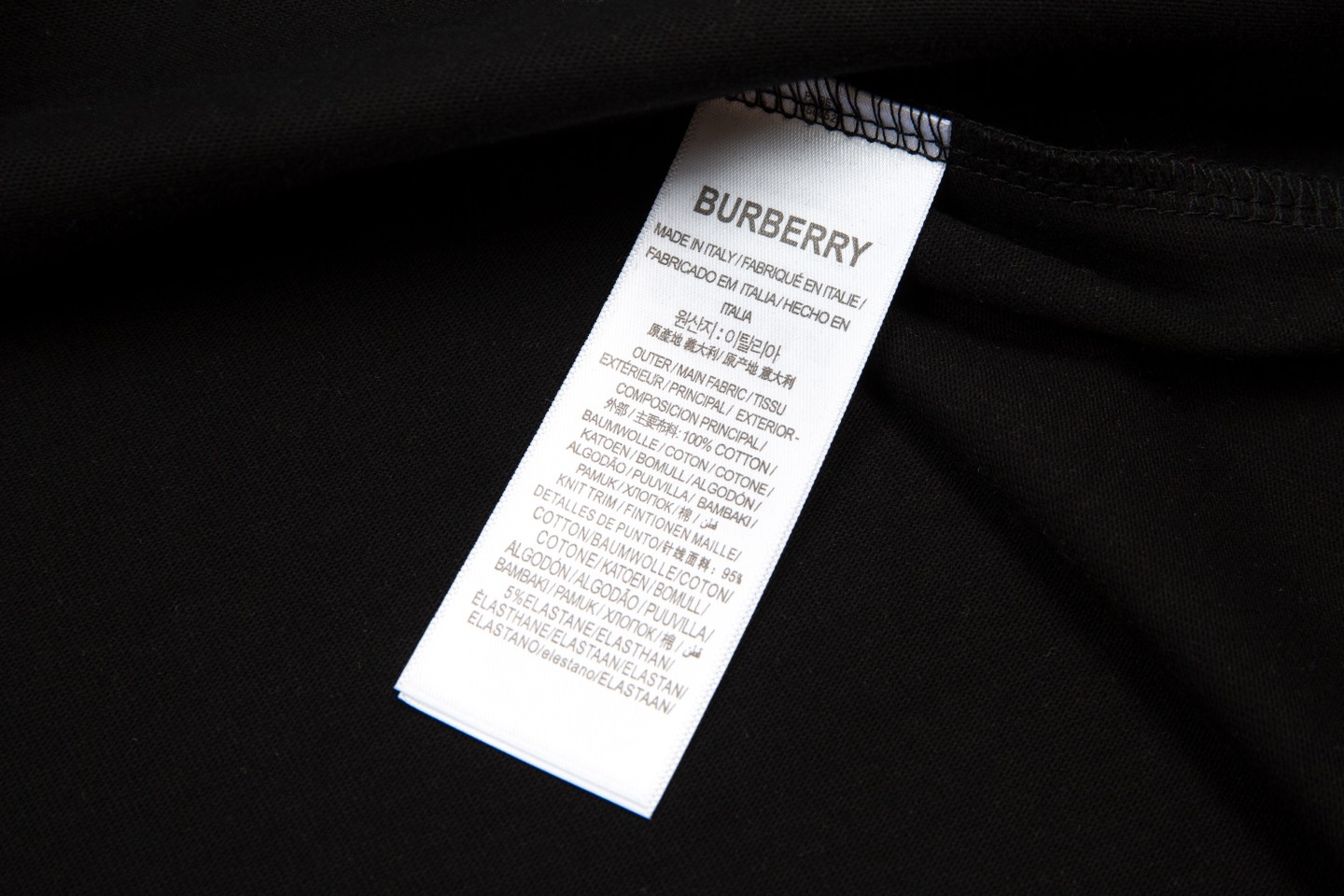 BURBERRY 巴宝莉BBR最新基础发泡烫画LOGO短袖