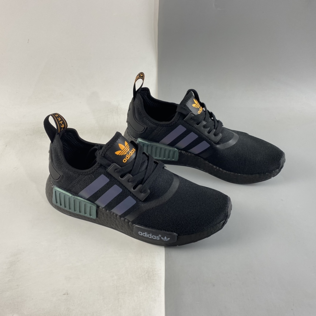 P170 Adidas NMD_R1 SPECTOO 阿迪三叶草低帮休闲爆米花跑步鞋 FV8025