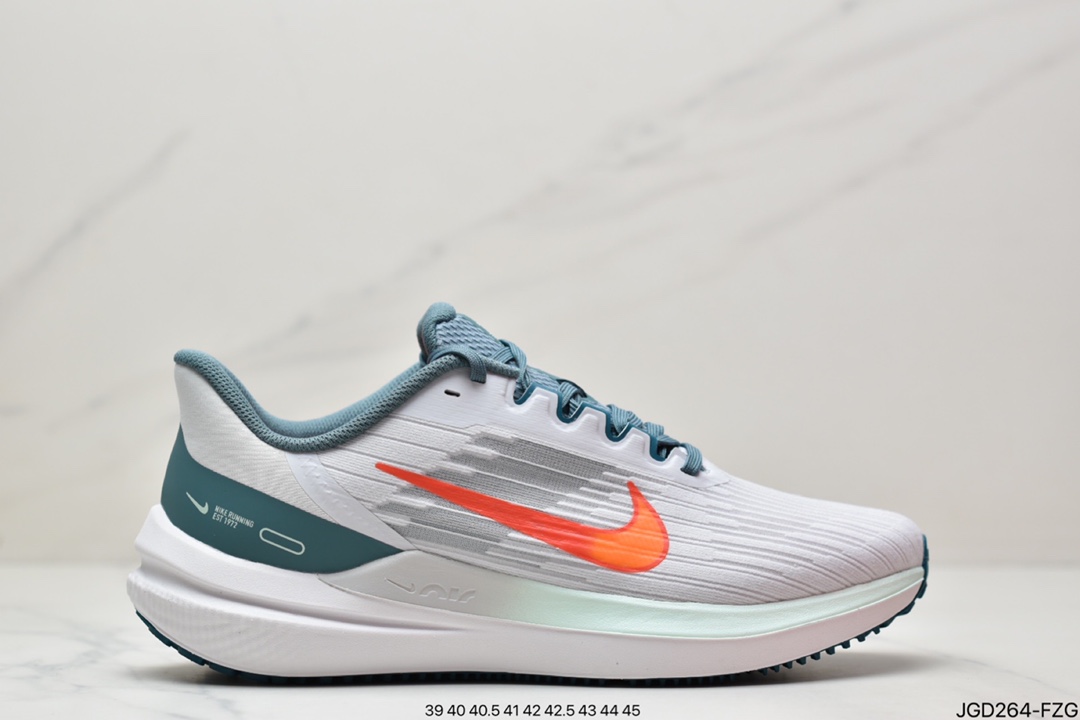 180 耐克Nike Air Zoom Winflo 9登月系列针织面透气训跑练步鞋 DD6203