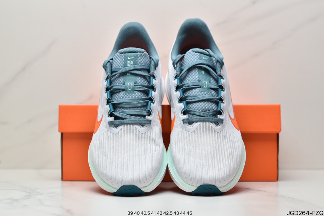 180 耐克Nike Air Zoom Winflo 9登月系列针织面透气训跑练步鞋 DD6203