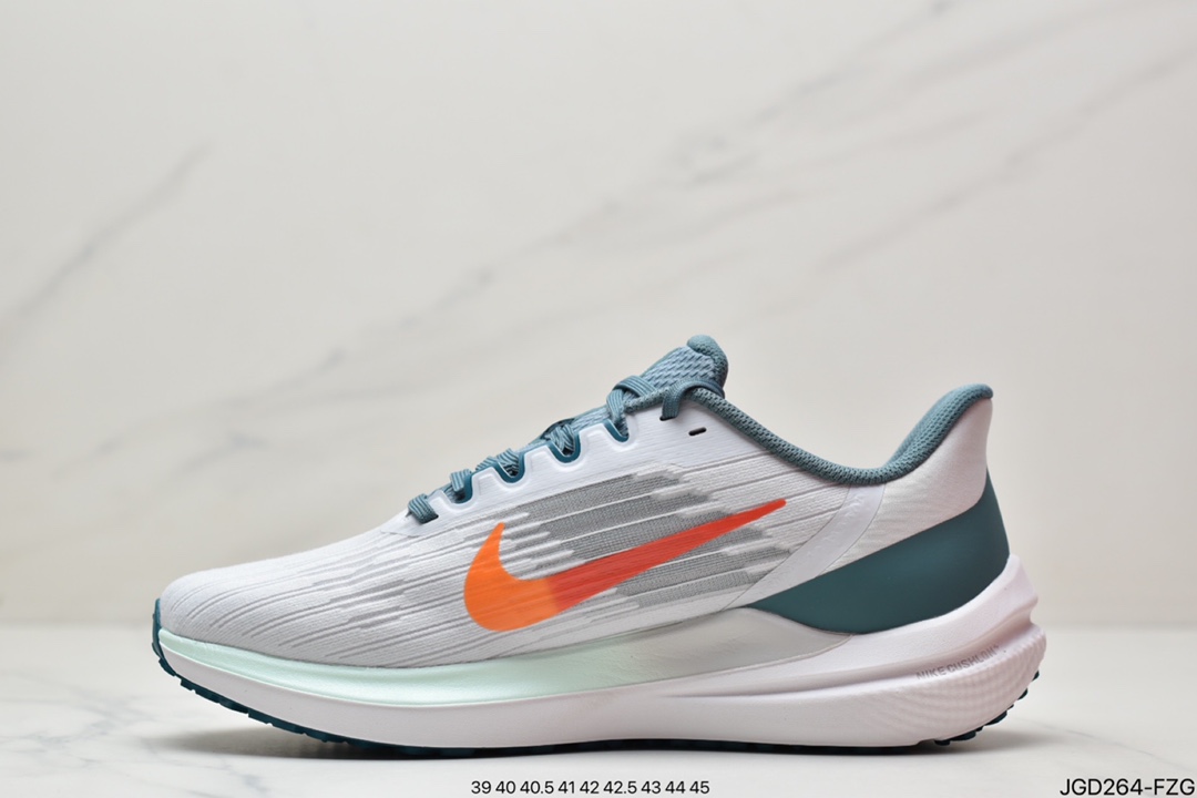 180 耐克Nike Air Zoom Winflo 9登月系列针织面透气训跑练步鞋 DD6203