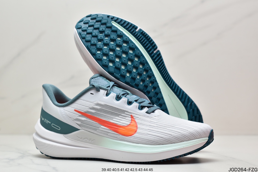 180 耐克Nike Air Zoom Winflo 9登月系列针织面透气训跑练步鞋 DD6203