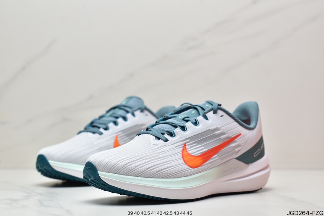 180 耐克Nike Air Zoom Winflo 9登月系列针织面透气训跑练步鞋 DD6203