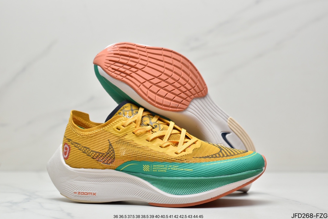 170 耐克Nike ZoomX Vaporfly NEXT% 2”White/Black”破2系列马拉松泡棉超轻缓震运动慢跑鞋DJ5182