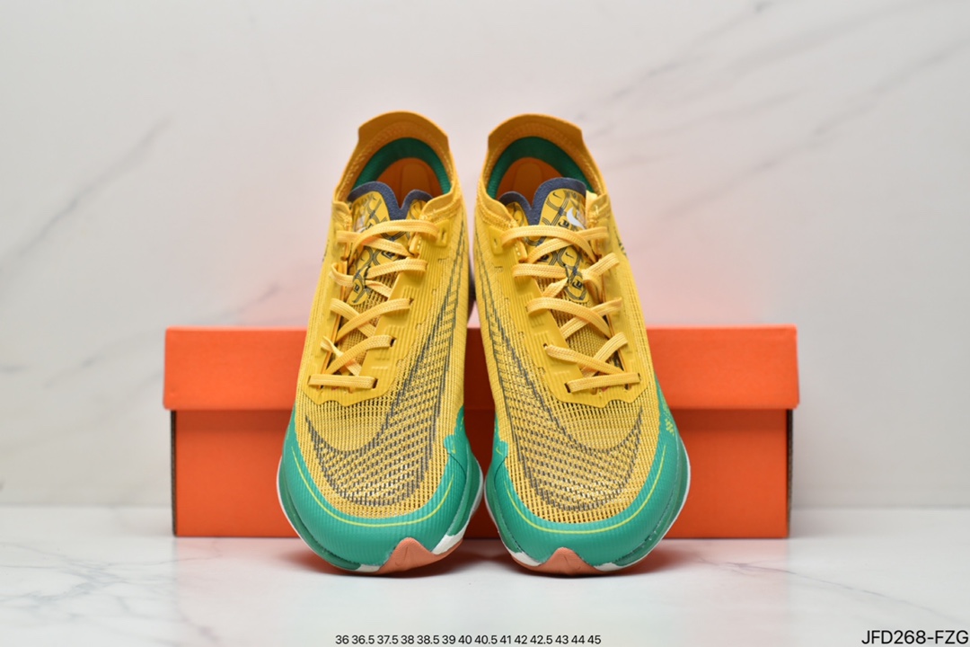 170 耐克Nike ZoomX Vaporfly NEXT% 2”White/Black”破2系列马拉松泡棉超轻缓震运动慢跑鞋DJ5182