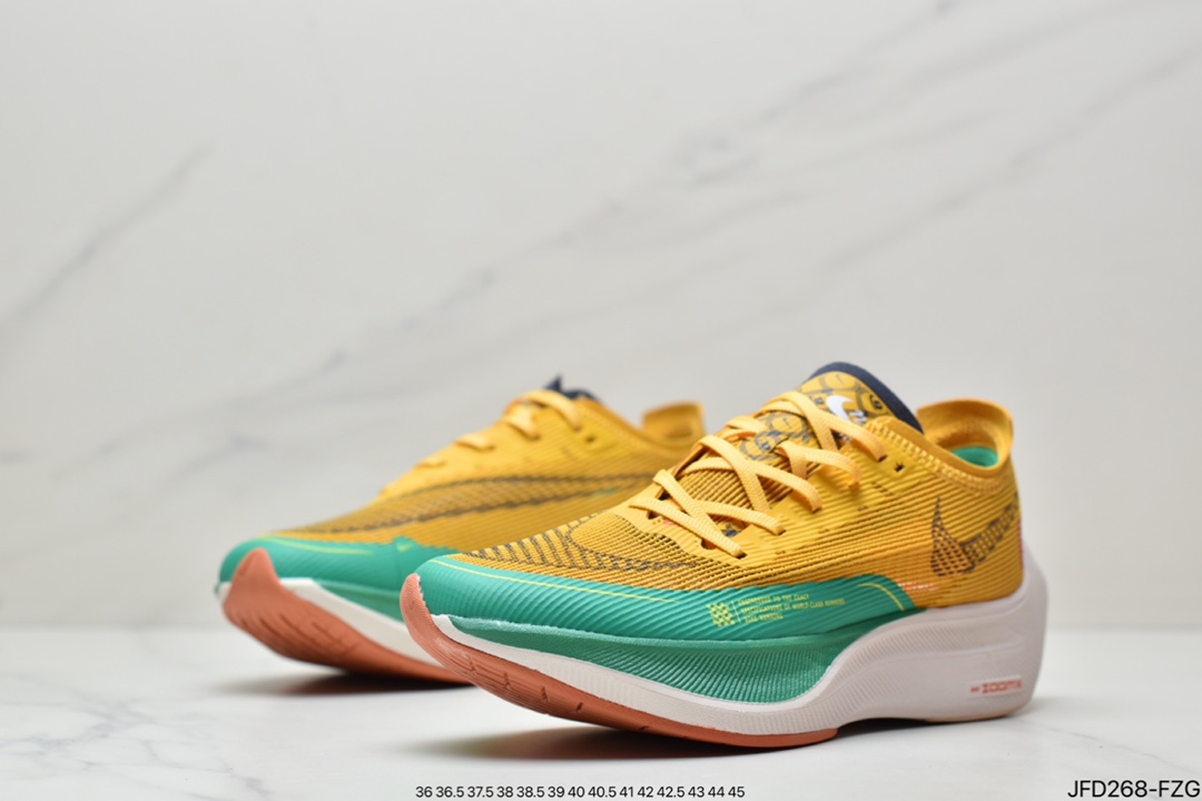 170 耐克Nike ZoomX Vaporfly NEXT% 2”White/Black”破2系列马拉松泡棉超轻缓震运动慢跑鞋DJ5182