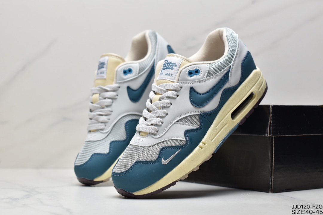 130 真标Patta x Nike Air Max 1“Monarch”复古休闲跑步鞋 DH1348