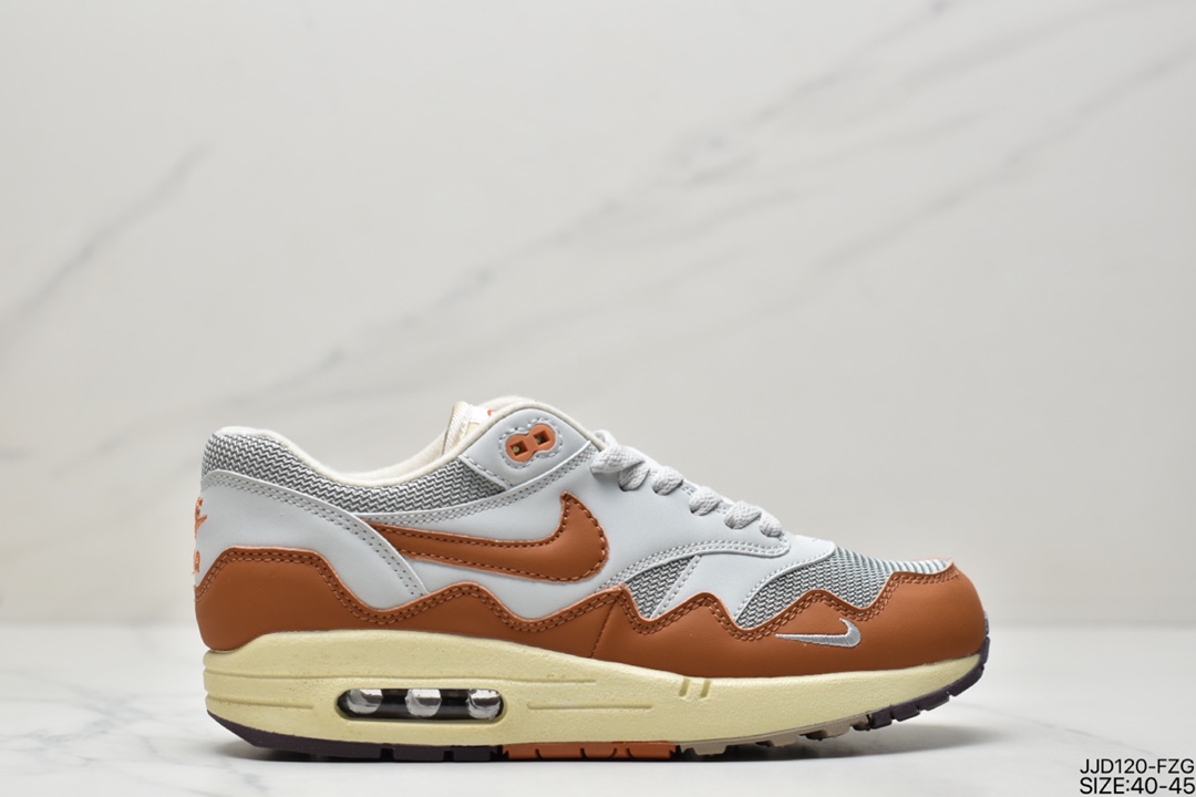 130 真标Patta x Nike Air Max 1“Monarch”复古休闲跑步鞋 DH1348