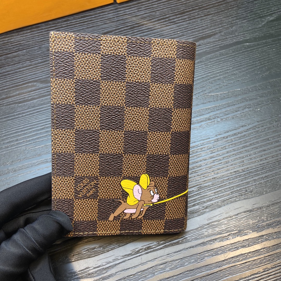 Various colors of leather passport case