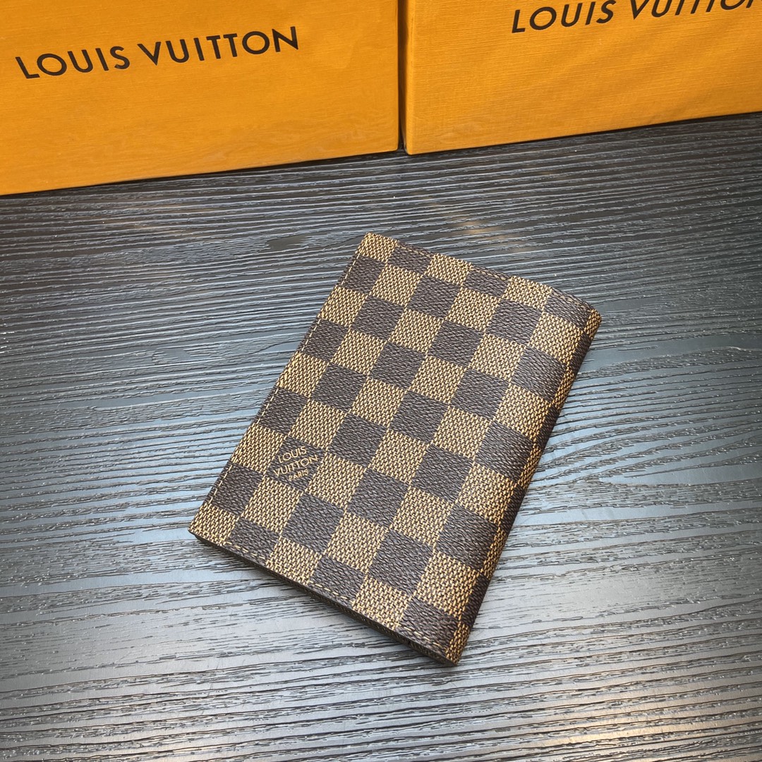 Close-up shot of the leather texture on passport cover