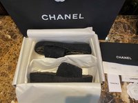 Chanel Shoes Slippers Black