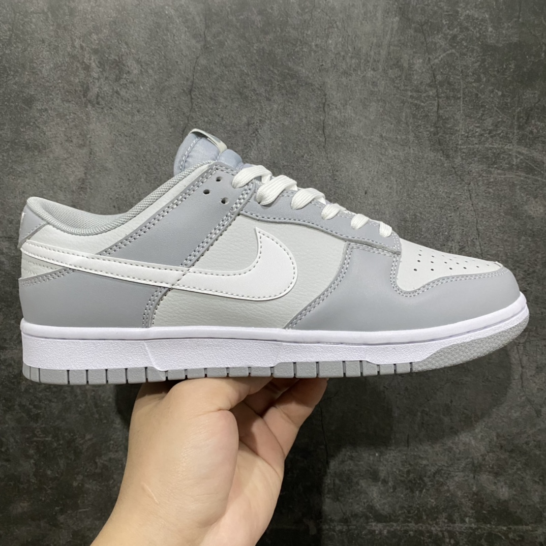 Top版本 Nike Dunk Low 白灰 纯原生产线出品 原厂织唛标 一致匹配原版 全市场唯一正确鞋带绑法 原楦原纸板开发 匹配原版98%以上 后跟垫棉独家呈现 后跟反口里弧度正确 全新后跟电绣 电绣针数与正品一致 原厂皮料 质感无敌! 货号:DJ6188-001 尺码:36-46-选品中心