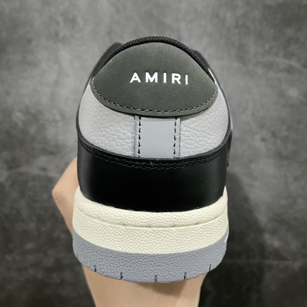 图片[4]-纯原版 洛杉矶街头之王 高奢·埃米尔/AMIRI Skeleton Low-Skel top Sneakers 骨骼低帮板鞋 区分市面所有在售版本 正确鞋舌外翻细节 正确骨头形状 正确双层加厚皮料 尺码：40 41 42 43 44 45-选品中心