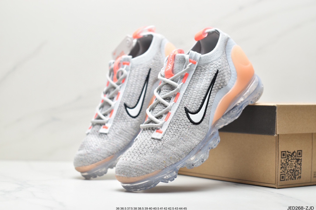 150 耐克Nike Air Vapormax 2021 Flyknit FK”Volt Grey Green Mulit-Color”VM2021飞织全掌大气垫百搭休闲运动慢跑鞋DC4112-002