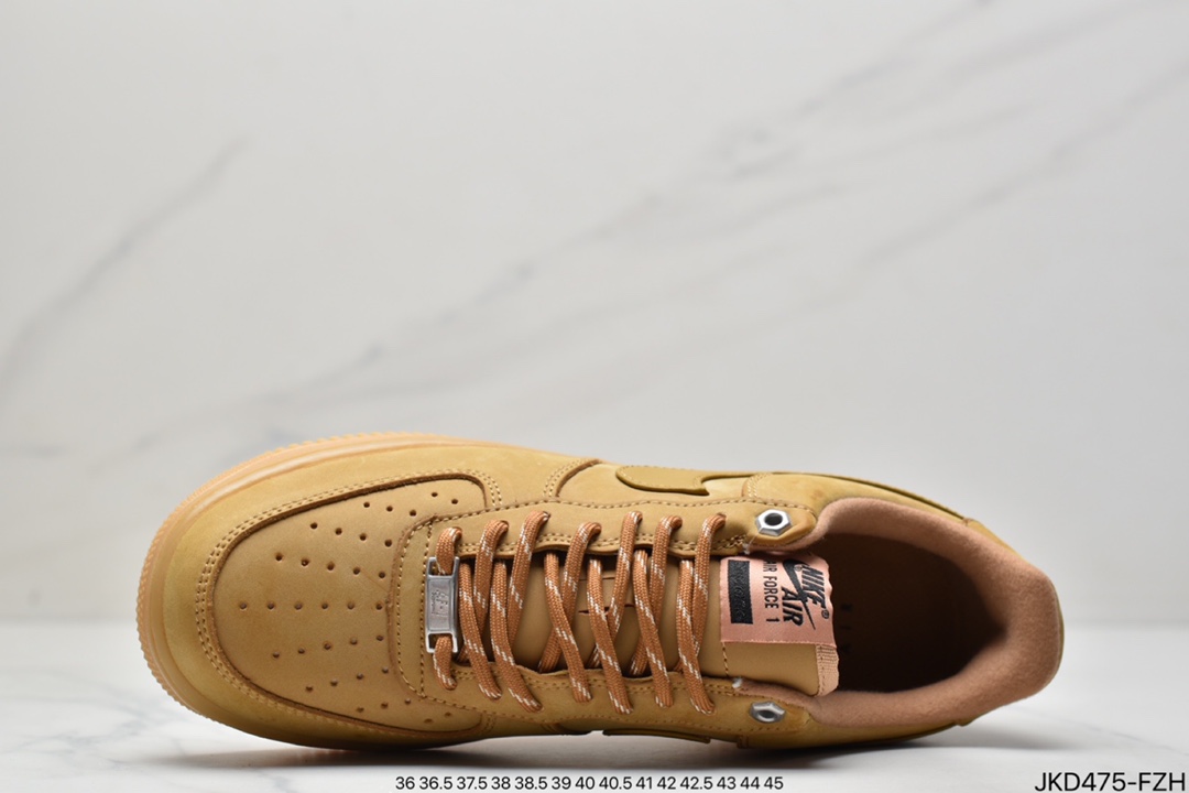 160 Supreme x Nike Air Force 1 Low Flax小麦 官方同步 DN1555-200