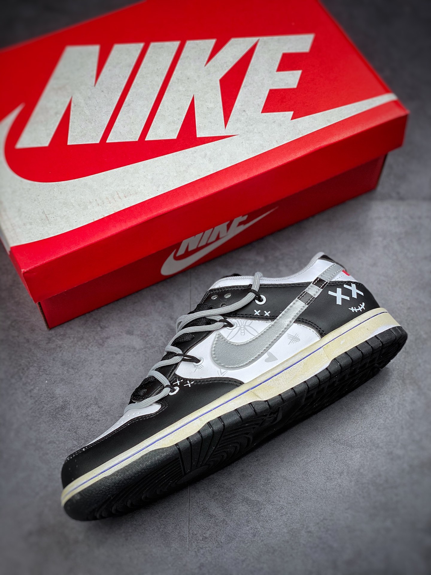 190 Futura x Nike Dunk Low SB联名 解构绑带滑板鞋DH9765-300