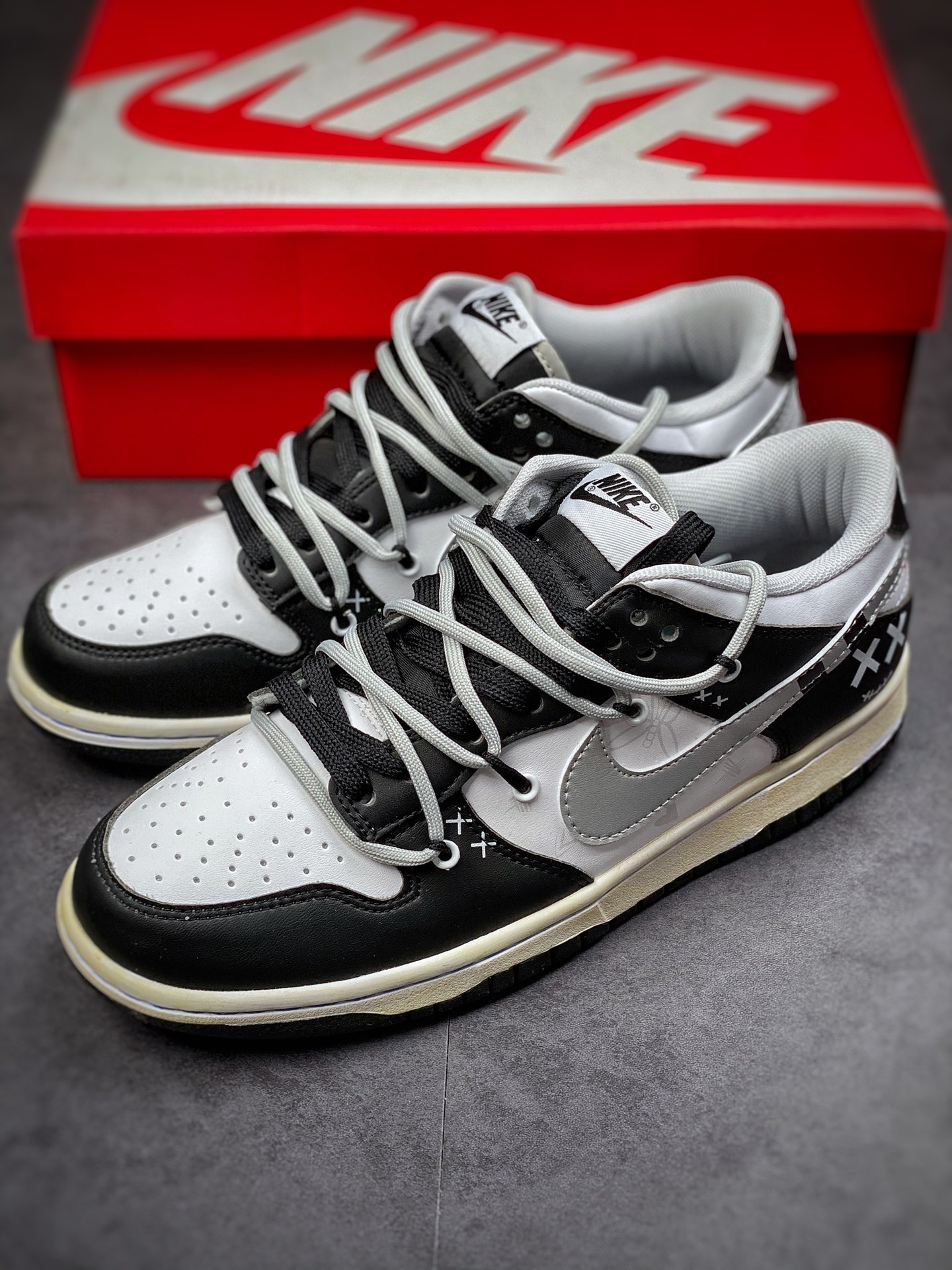 190 Futura x Nike Dunk Low SB联名 解构绑带滑板鞋DH9765-300