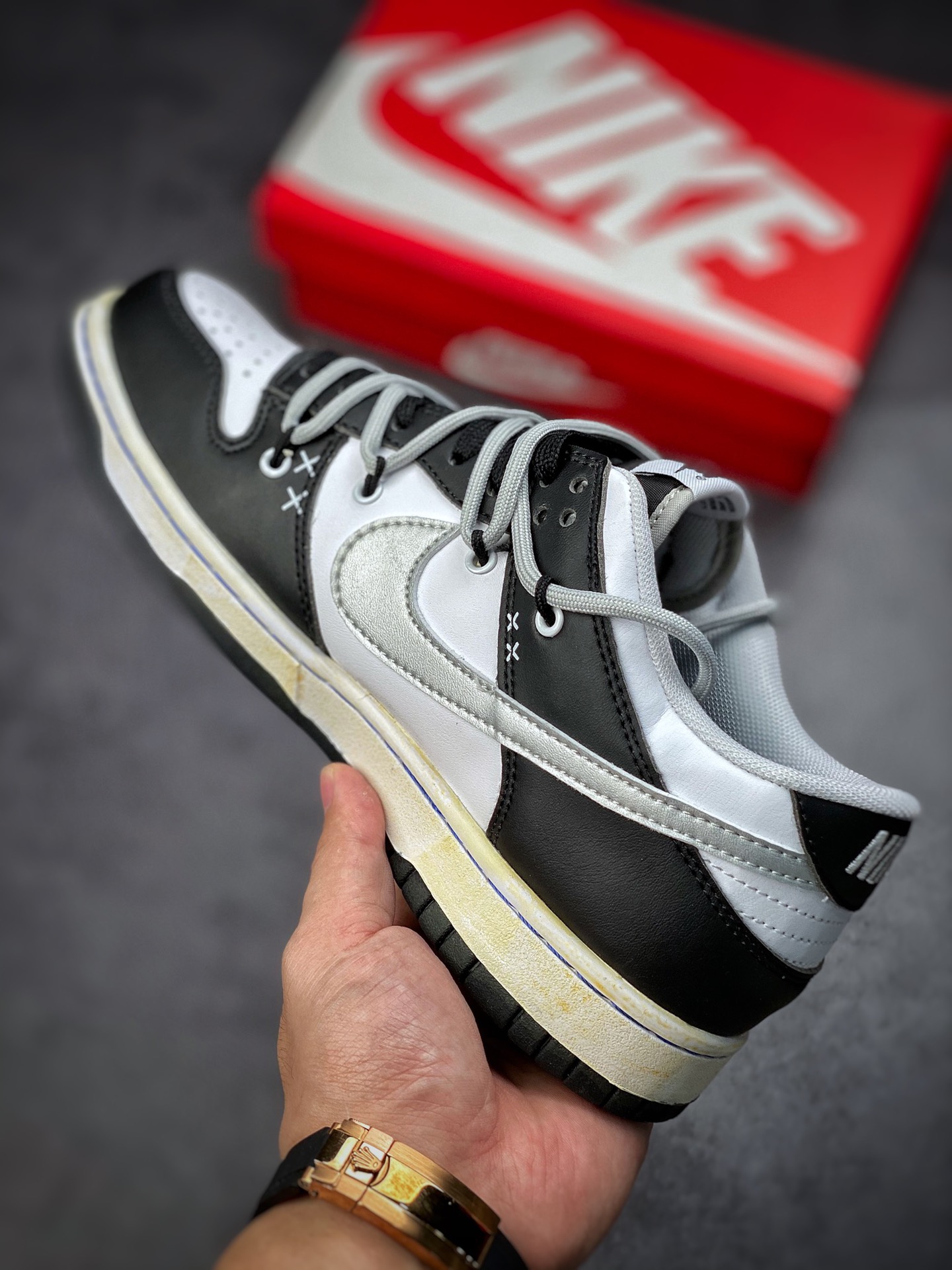 190 Futura x Nike Dunk Low SB联名 解构绑带滑板鞋DH9765-300