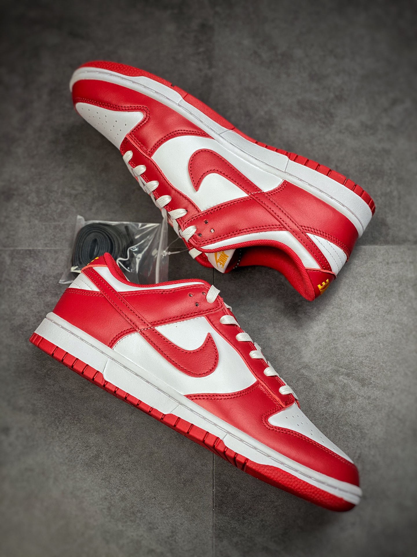 350  #市面最高版本 Nike Dunk Low Retro ”Gym Red” 白红金字DD1391-602