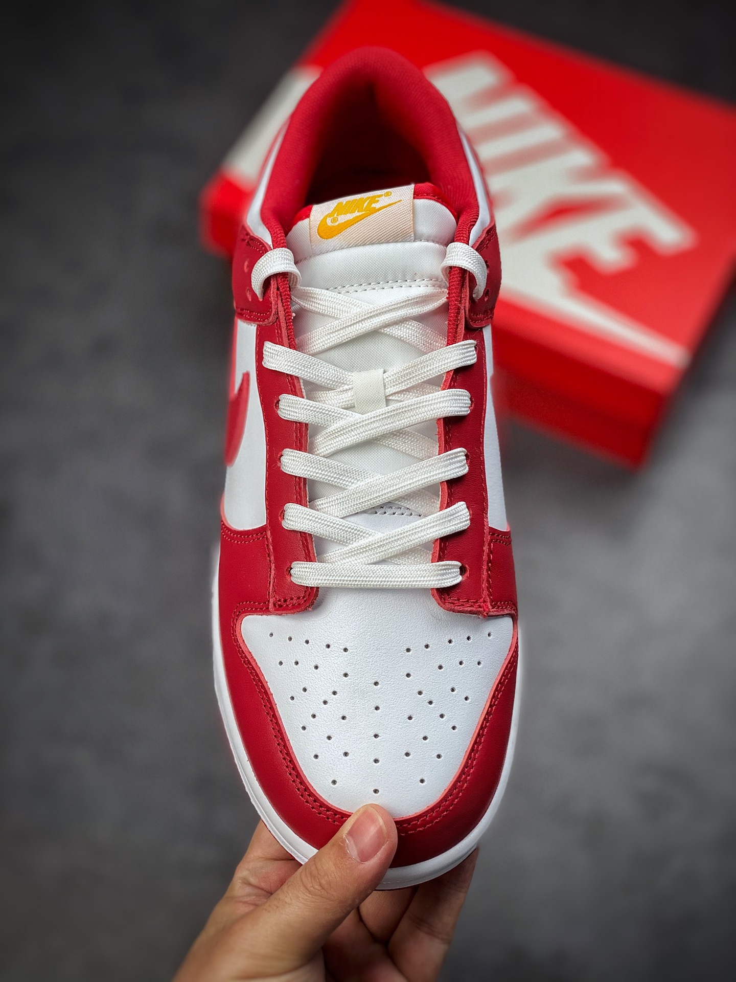 350  #市面最高版本 Nike Dunk Low Retro ”Gym Red” 白红金字DD1391-602