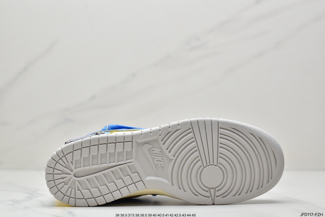 170 耐克Futura x Nike Dunk Low SB联名 解构绑带滑板鞋 CI3833-100