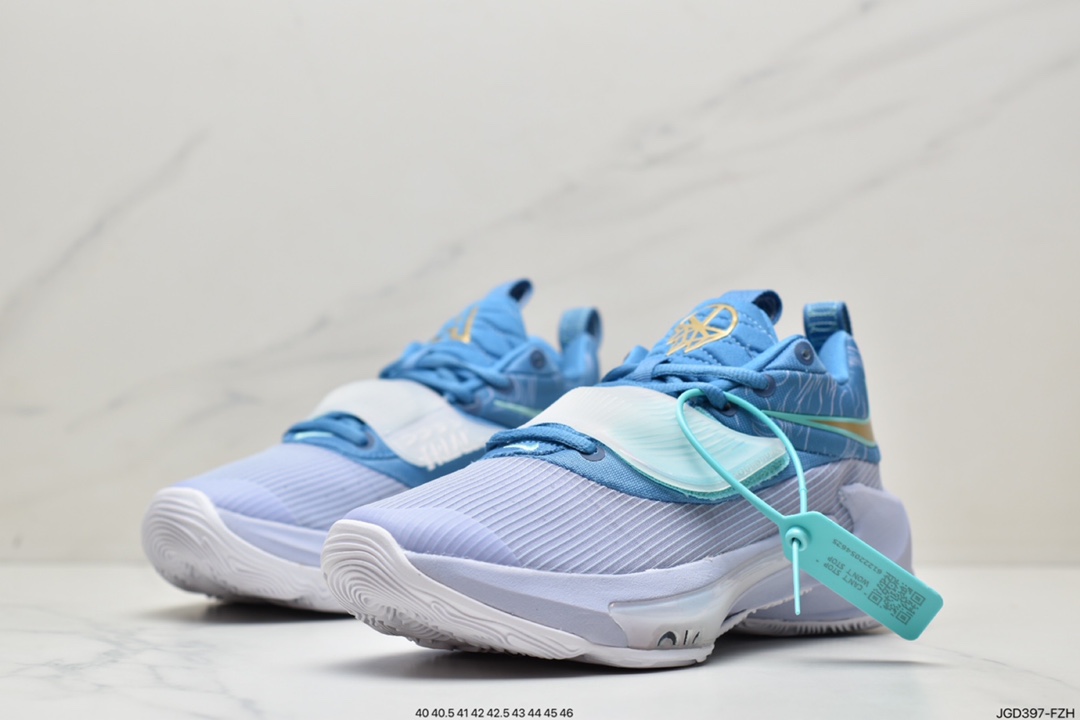 180 Nike Zoom Freak 3 EP ”Stay Freaky”  湖水蓝字母哥 Zoom Freak 3篮球鞋DA7845