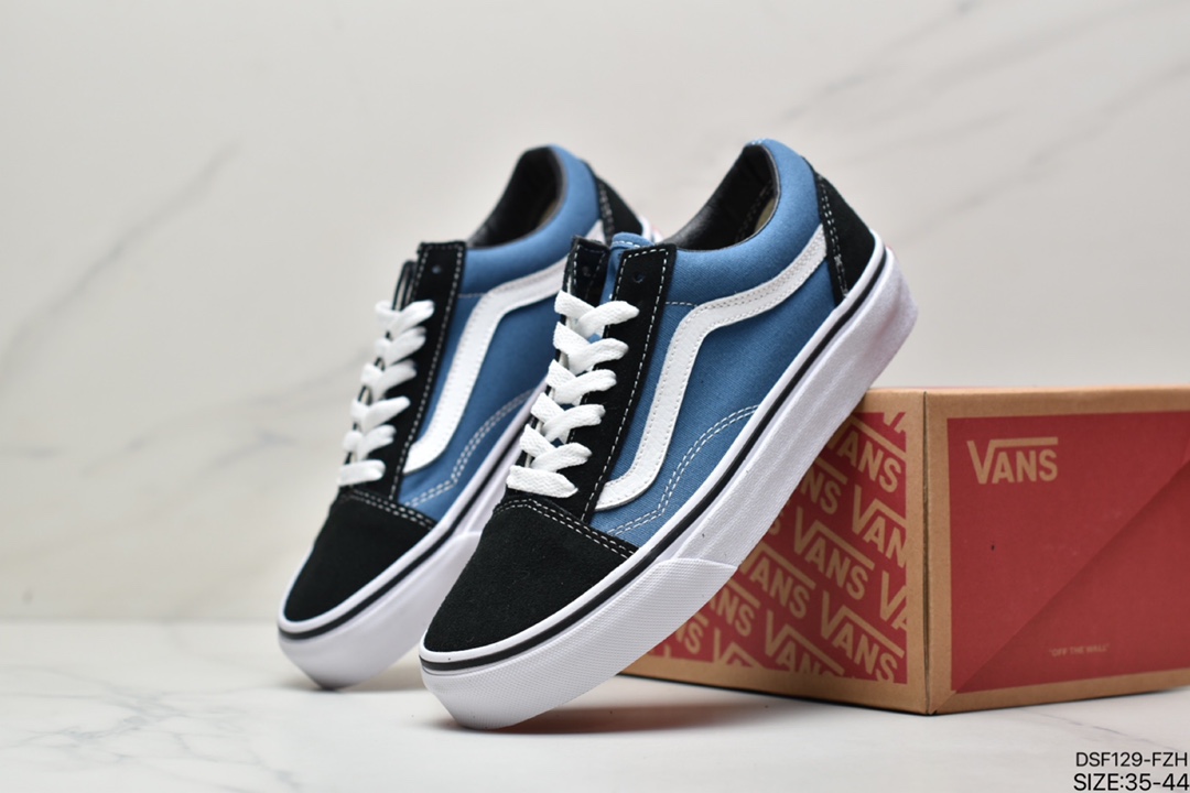 105 硫化工艺 万斯 Vans Vault OId Skool Mule百搭休闲低帮运动滑板鞋