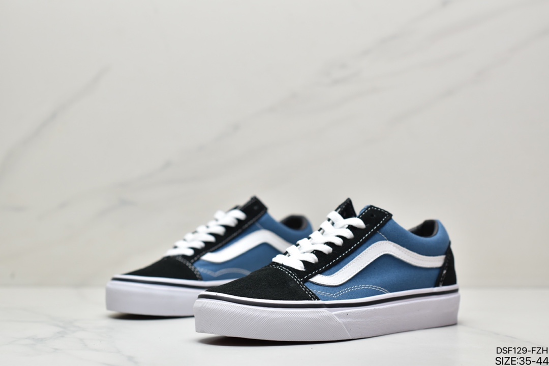 105 硫化工艺 万斯 Vans Vault OId Skool Mule百搭休闲低帮运动滑板鞋