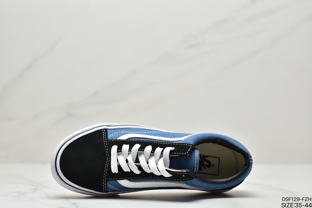 105 硫化工艺 万斯 Vans Vault OId Skool Mule百搭休闲低帮运动滑板鞋