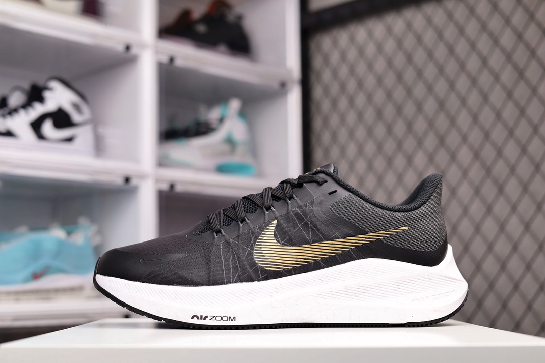 H0 NK Air Zoom Winflo V8 登月网面透气专业跑步鞋 原档案数据编织面 原盒原配 QC检验、钢印 俱全 原底科技 同步原版833XX
