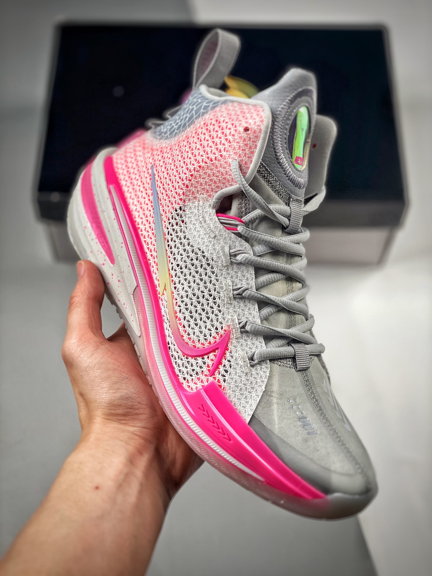 -2 Versión de estreno inicial, soporta combate ligero NIKE AIR ZOOM G.T.CUT EP cáncer de mama, exclusivo original puro,…
