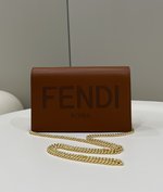 Same as Original
 Fendi Bags Handbags Yellow Cowhide Spring Collection Chains