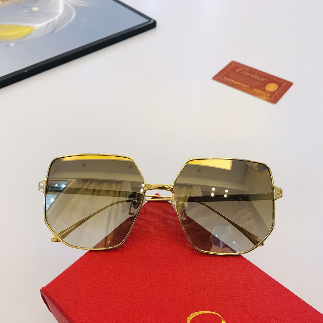 Cartier卡地亚简约大气男女通用太阳眼镜