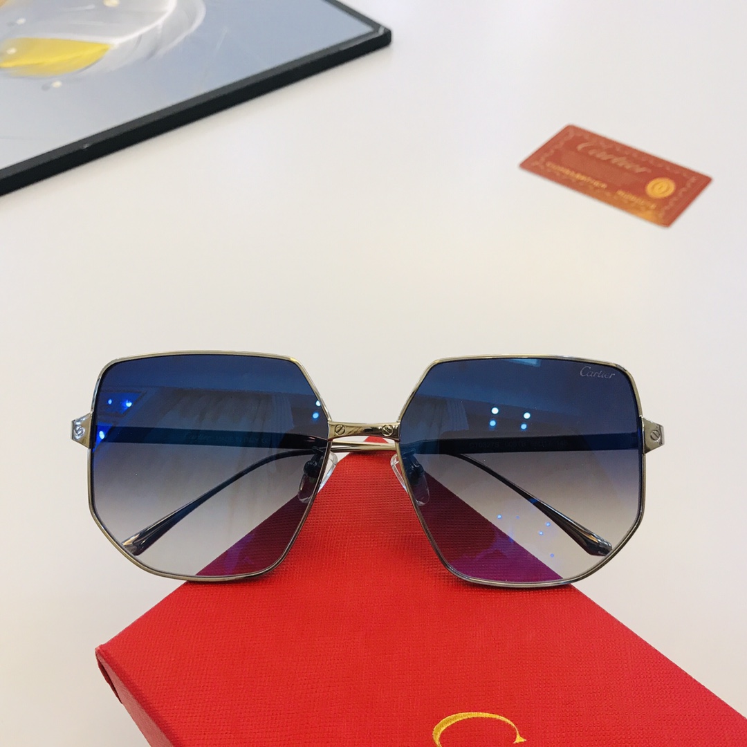 Cartier卡地亚简约大气男女通用太阳眼镜